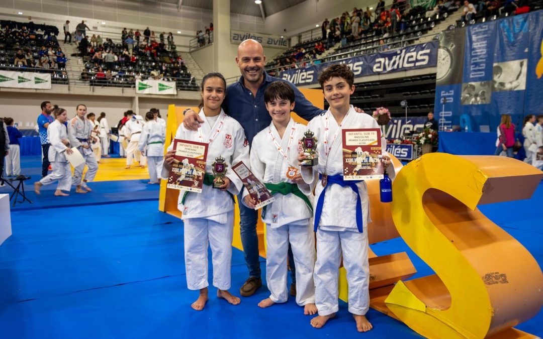 Judo Club Avilés se corona en la Supercopa de España Infantil con dos oros y un bronce